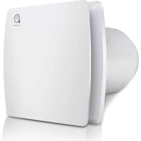 Randaco Ventilateur de salle de bain - Purgeur pour radiateur - 10cm Timer - Feuchtesensor - Mit Rückflussleitblech (1/5)
