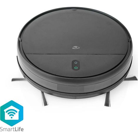 WIFIVCR001CBK SmartLife Aspirateur Robot  Aléatoire  Wi-Fi  Capacité du réservoir Collection: 0.2 l  Recharge automatique  Durée de fonctionnement maximale: 1.8 heures  Noir  Android™ / IOS (1/5)