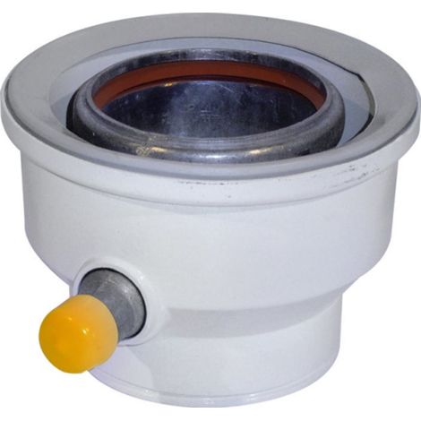 Ubbink 224138 Rolux Gaz Alu Universal-Adapter-Set – Alu-Durchm. 60/100 80/125 - weiß