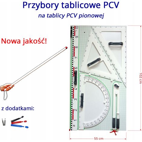 Accessori magnetici per lavagna bianca in PVC su una lavagna in PVC (1/2)