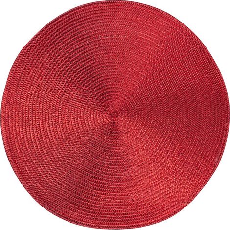 Sous-plat MagicHome, pour assiette, 38 cm, rouge