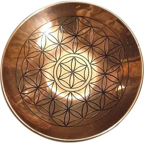 Bruciatore di incenso per meditazione e relax - Accessorio decorativo in metallo dorato
