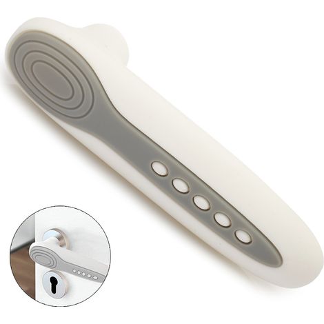 Protection de poignée de porte pour bébé, en silicone, plus épaisse, antistatique, de qualité alimentaire. (1/5)