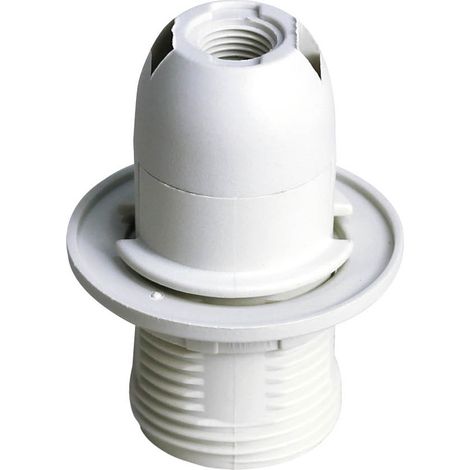 GSC 101530002  Portalámparas termoplástico semiroscado E14 Blanco (1/4)