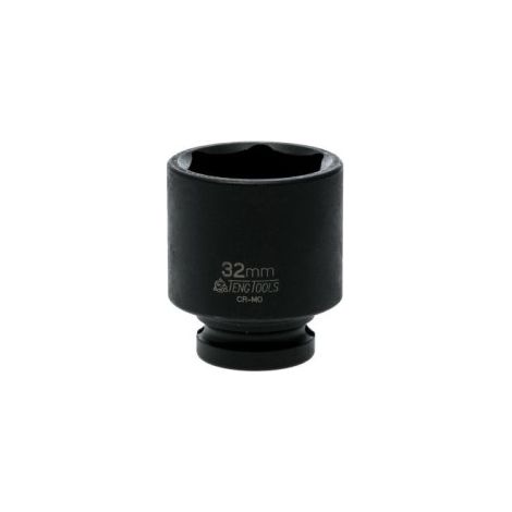 Llave de Vaso de Impacto Hexagonal 1/2' de                 Tamaño 32 mm D1 44.0 mm D2 30.0 mm L 50.0 mm (1/2)