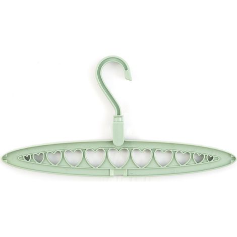 Portant à vêtements sur pied compact, étagère de rangement domestique, support organisation vêtements, couleur vert 33×17 cm (1/4)