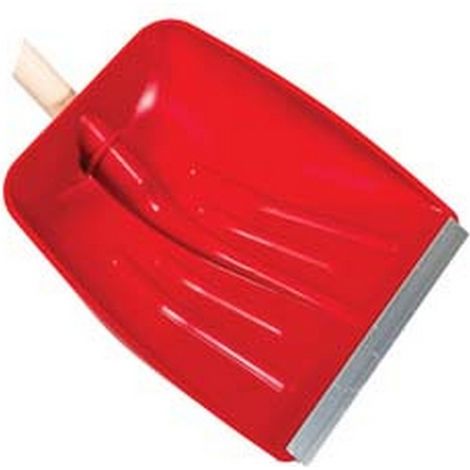 4PZ PALA IN POLIPROPILENE MULTIUSO ROSSA CON PROFILO ALLUMINIO - cm.42x37h, gr.