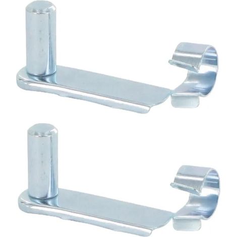 2x Axe de sécurité pour chape clip à ressort 10mm longueur utile 58mm Vérin Gaz Universel Tête Embout Fourche Véhicule Goupille Mâchoire (1/3)