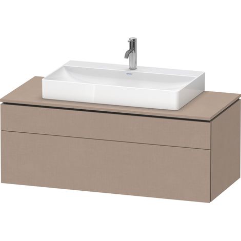 Duravit L-Cube Meuble sous-lavabo en console suspendu, avec plan