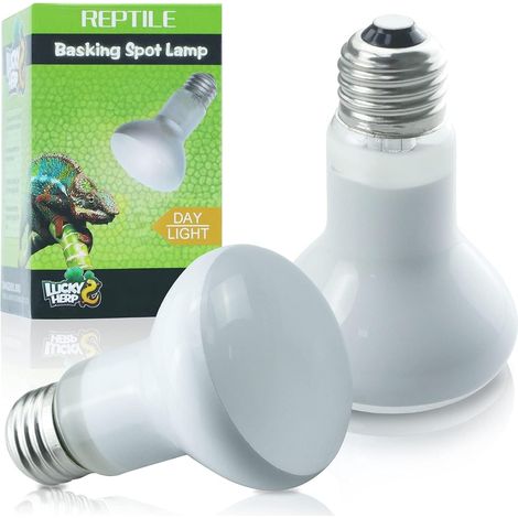 Lot de 2 Ampoule chauffante, 25 W, Culot E27, UVA, Pour reptile et tortue (1/5)