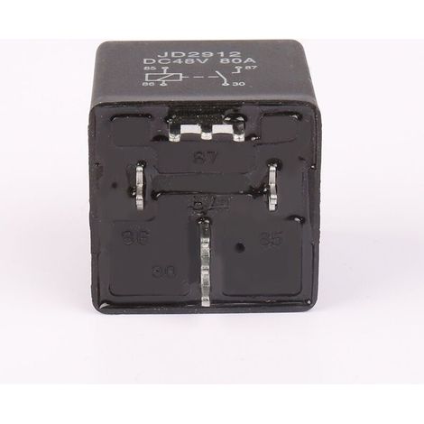 Relais 80 A, 48 V, à souder, relais automobile 4 broches normalement ouvert, relais haute puissance, 80 A/48 V - 4 broches 80 A (1/4)
