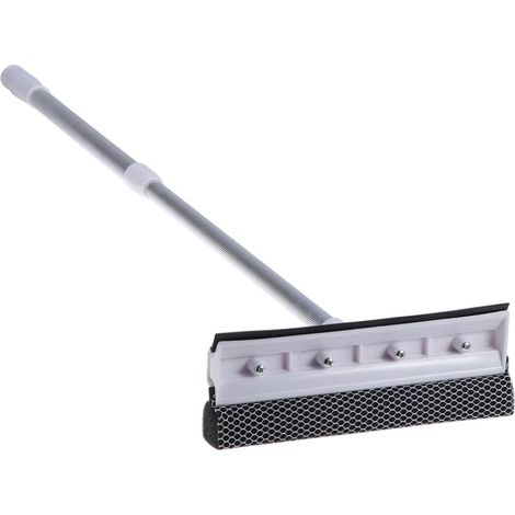 Raclette Vitres Manche Extensible Microfibre Absorbante Nettoyage Fenêtres sans Trace pour Usage Intérieur (1/5)