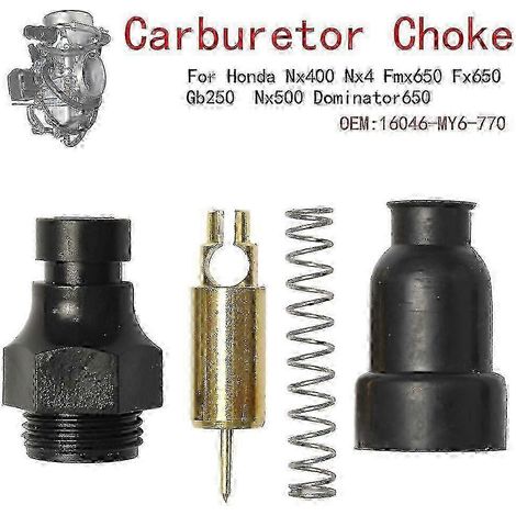 Kit de réparation de starter de carburateur compatible avec Honda NX350, NX400, NX500, NX650, FMX650, FX650, XR650, GB250, Dominator 650 et Falcon 400 (26 pièces) (1/5)