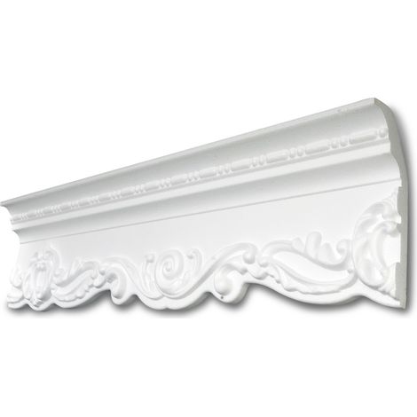 DECOSA Moulure pour ruban LED G39 - polystyrène - blanc - 58 x 140 mm - long. 2 m - 5 pces (=10 m)