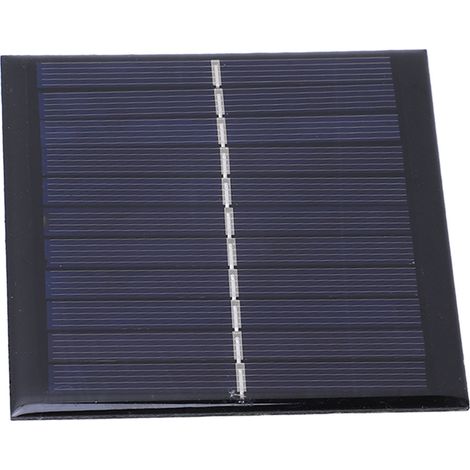 Panneau de charge solaire portable et écologique, chargeur solaire 1 W 5,5 V pour usage extérieur (1/5)