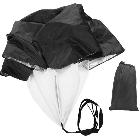 Football Parachute Vitesse Résistance Entraînement Sprint Parapluie Noir (1/5)