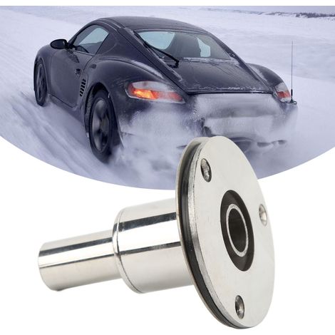 Raccord de tuyau d'évacuation en acier inoxydable à tête droite de 22 mm pour freins de stationnement diesel (1/5)
