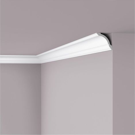 Cornisa NMC GO NOMASTYL Noel Marquet Moldura decorativa Perfil de estuco diseño moderno blanco 2 m (1/3)