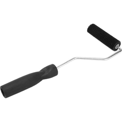 Rouleau en soies de porc pures 28x100mm pour outil de stratification en fibre de verre, antichloration, lavable dans l'acétone, conditionné individuellement en sachet OPP. (1/5)