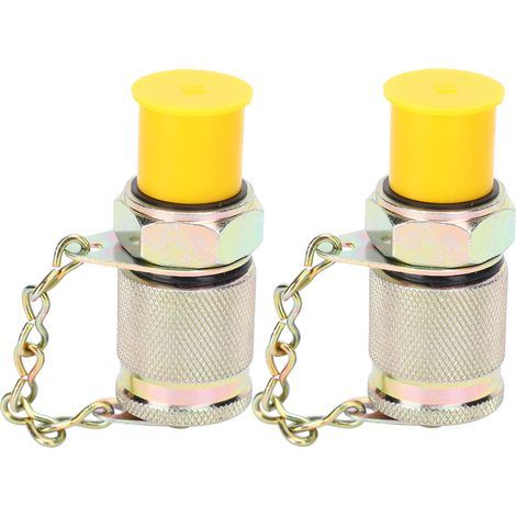 Adaptateur de Test hydraulique, 2 pièces, raccord de tuyau haute pression, outil de couplage de Point de mesure M14 x 1.5-M16 2 (1/5)