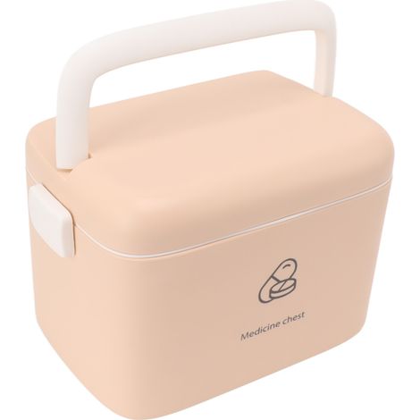 Grande boîte de rangement pour médicaments, contenant familial, sac à médicaments d'urgence avec compartiment amovible, type C (1/5)