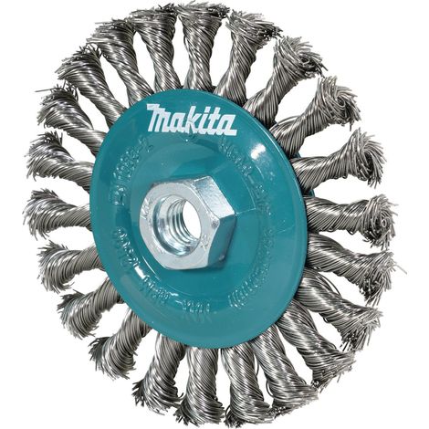 Brosse circulaire tressée Makita 125xM14 INOX - D-77540