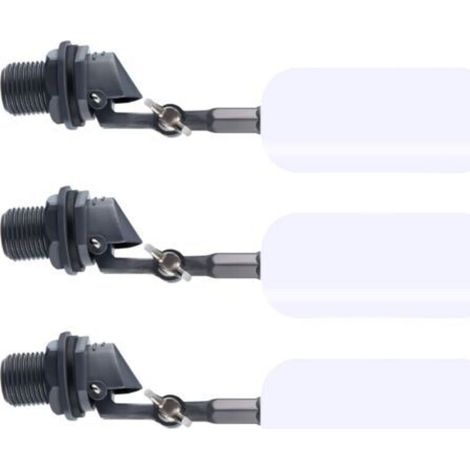 3 Pièces Flotteur de Boule d'eau Fiable Fermer 1/2 Pouce Remplir Le Réservoir d'eau de l'Humidificateur, Robinet à Tournant Sphérique, Soupape de Rechange pour Flotteur d'Étang (1/5)