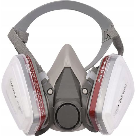 PAINT MASK HALF MASK 6200 + 2x CARBON-PATRONEN + 12x FILTER