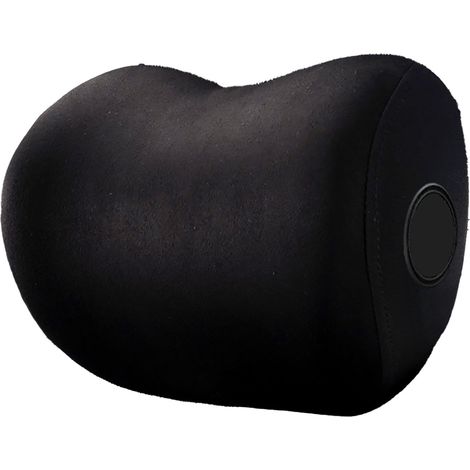 Weiche Kopfstütze fürs Auto, Kopfstütze für den Autoinnenraum (schwarze Kopfstütze).