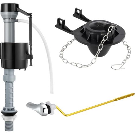 Valve d'entrée d'eau pour toilettes avec tuyau (1/5)
