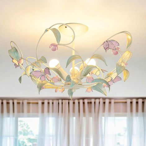 Florale Deckenleuchte SUMMER Ø64cm 3-flmg