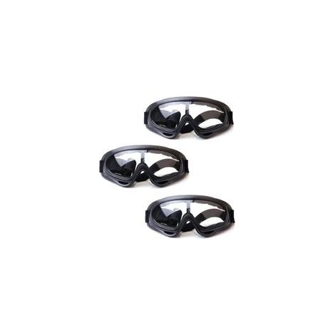 3 Pack Lunettes de Sécurité,jeux de plein air pour enfants Lunettes de protection,Protection des yeux et pour le travail en laboratoire (1/5)