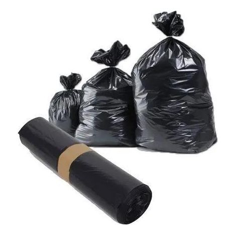 Toussac Sacco della spazzatura nero 130L confezione da 100 sacchi