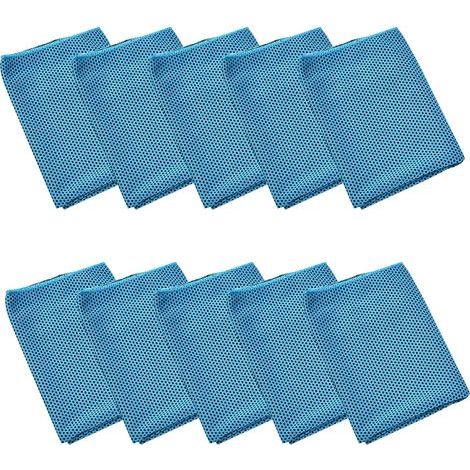 Lot de 2 serviettes rafraîchissantes 30x90cm, anti-transpirantes, fraîches pour la tête et le cou, douces et respirantes, idéales pour le yoga, le golf et la salle de sport. (1/5)