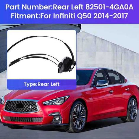 Part number 825014GA0A is suitable for the left rear door lock actuator of Infiniti 14-17 vehicles. (1/5)