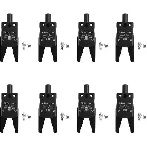 8X Pneumatique Mini Fixation J1060 Accessoires de Manipulateur Fixation MéCanique Clip de DéCharge D'Eau MINI-A (1/5)