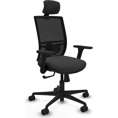 Sedia da ufficio piqueras y crespo Yunquera nero comoda regolabile (1/2)