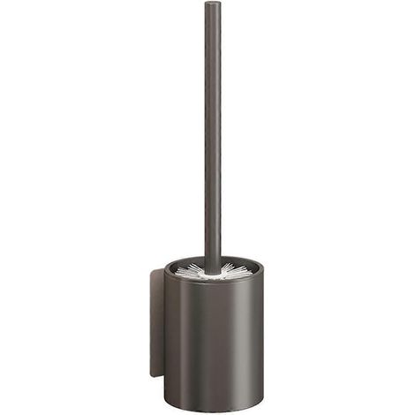 Porte-brosse WC mural vertical sans perçage - Accessoires de salle de bain (1/5)