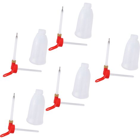Pistolet Huileur 200ML avec Buse pour Machine à Coudre - Lot de 5 Pièces (1/5)