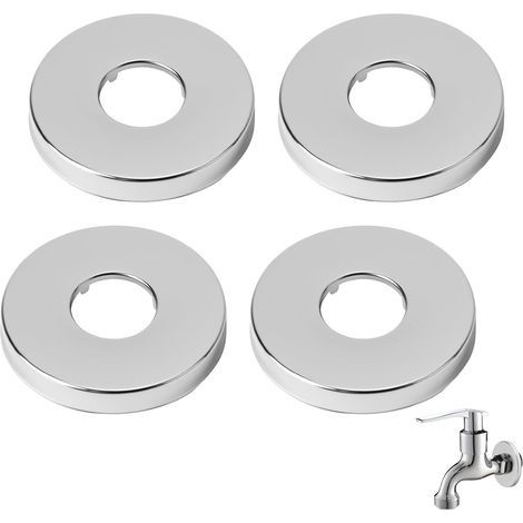 Rosaces Mitigeur Douche en Acier Inoxydable – Rosace Radiateur Polies et Sans Burr. (3/4) Ø 27 mm x Ø70mm x 10mm. pour Rosace Robinet Intérieur et Radiateur. Résistantes à la Corrosion