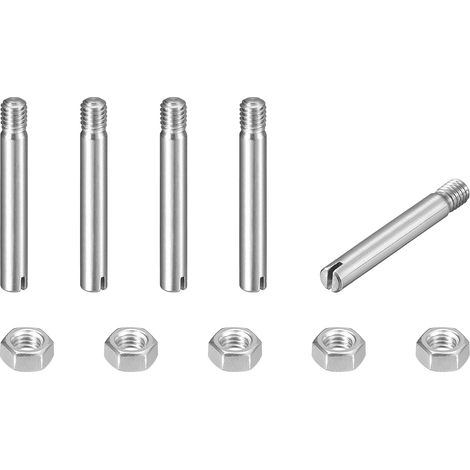 5Pcs Goupille Cylindrique À Fente M3 x 22mm 304 Acier Inoxydable (1/5)