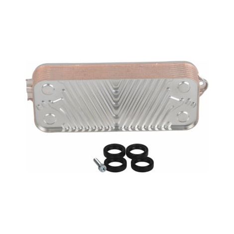 Diff – Échangeur thermique 28kW – Transfert thermique fiable entre circuits d'eau – Installation conforme pour performance durable