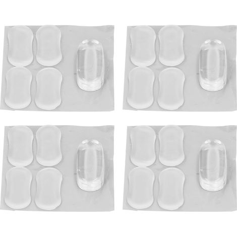 20 pièces pare-chocs de couvercle, Silicone, Transparent (1/5)