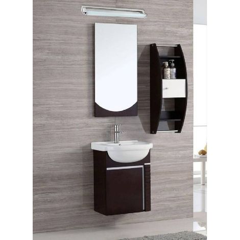 TRADE SHOP - Applique Lampada Da Specchio Lineare Bagno Orientabile 9w Luce 4000k 6500k F01 - -Bianco Freddo -