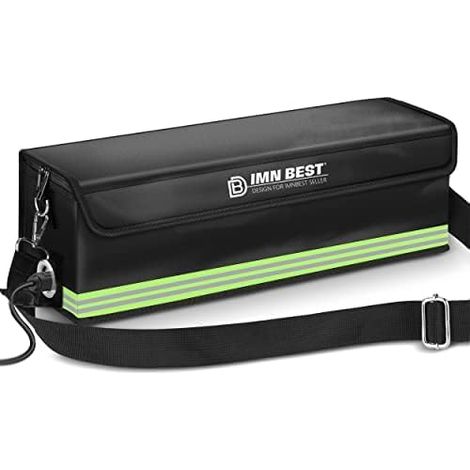 Sac de Protection pour Batterie de vélo électrique - Sac de sécurité pour Le Stockage, Le Transport, la Charge de la Batterie électrique -pour Batteries de vélo électrique en 2 Tailles (1/5)