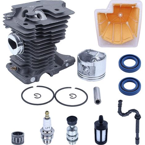 Kit piston de cylindre 46 mm pour Stihl MS270 MS280 1133 020 1203 Filtre à air Joint d'huile (1/5)