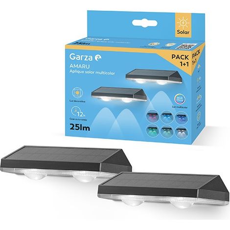 APLIQUE SOLAR LED AMARU GARZA
