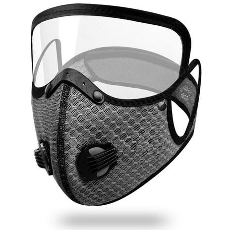 1PC gris Masque anti-poussière monobloc Travail du bois Construction Tonte Ponçage Jardinage Nettoyage Peinture Sciage et ponçage (1/3)