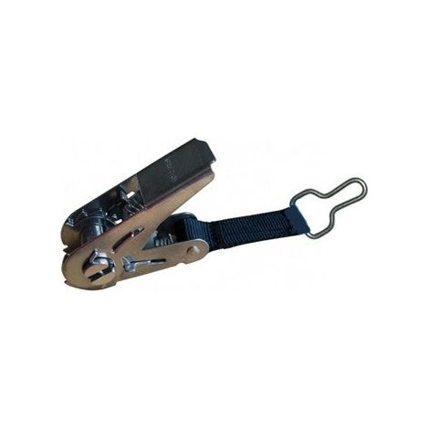 Cliquet et anneau T côté déroulement pour bâche à barres piscine longueur 20 cm - 7 coloris