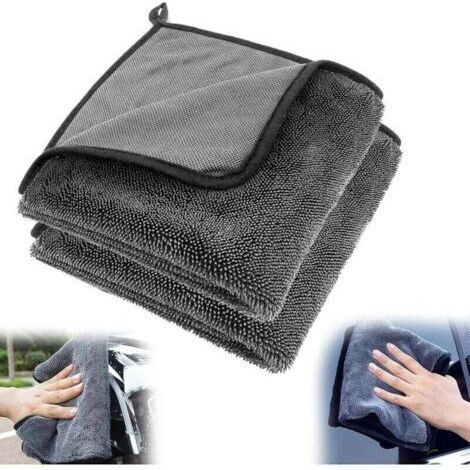 90x60CM Une serviette de voiture en queue de cochon épaissie en microfibre de - Total Clean Chiffon Microfibre (1/4)